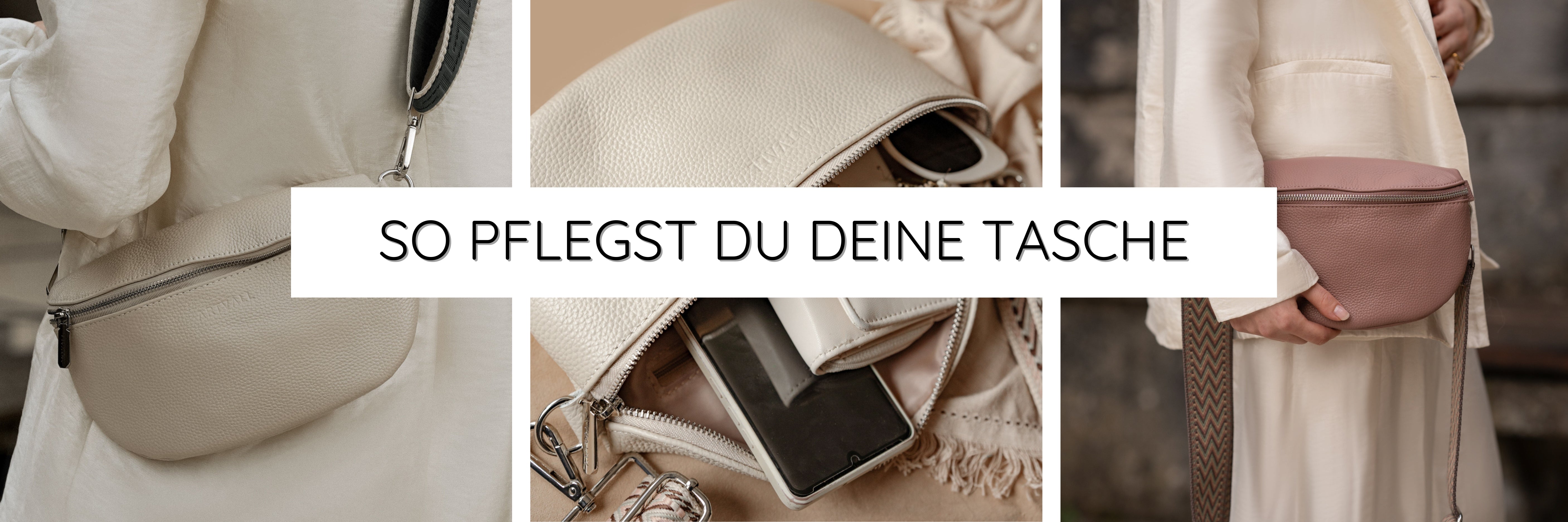 Ledertasche richtig pflegen und reinigen - Glattleder und Wildleder