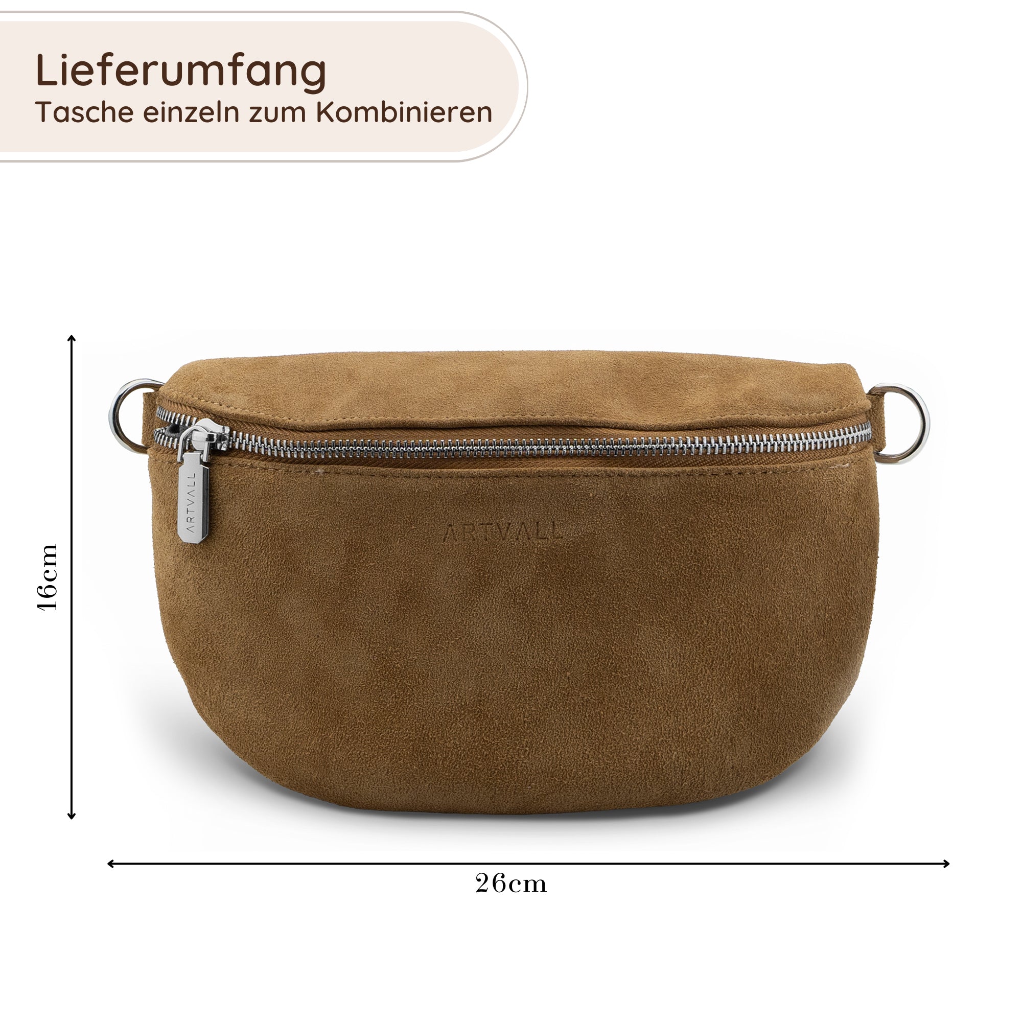 Hellbraun Sienna Bag