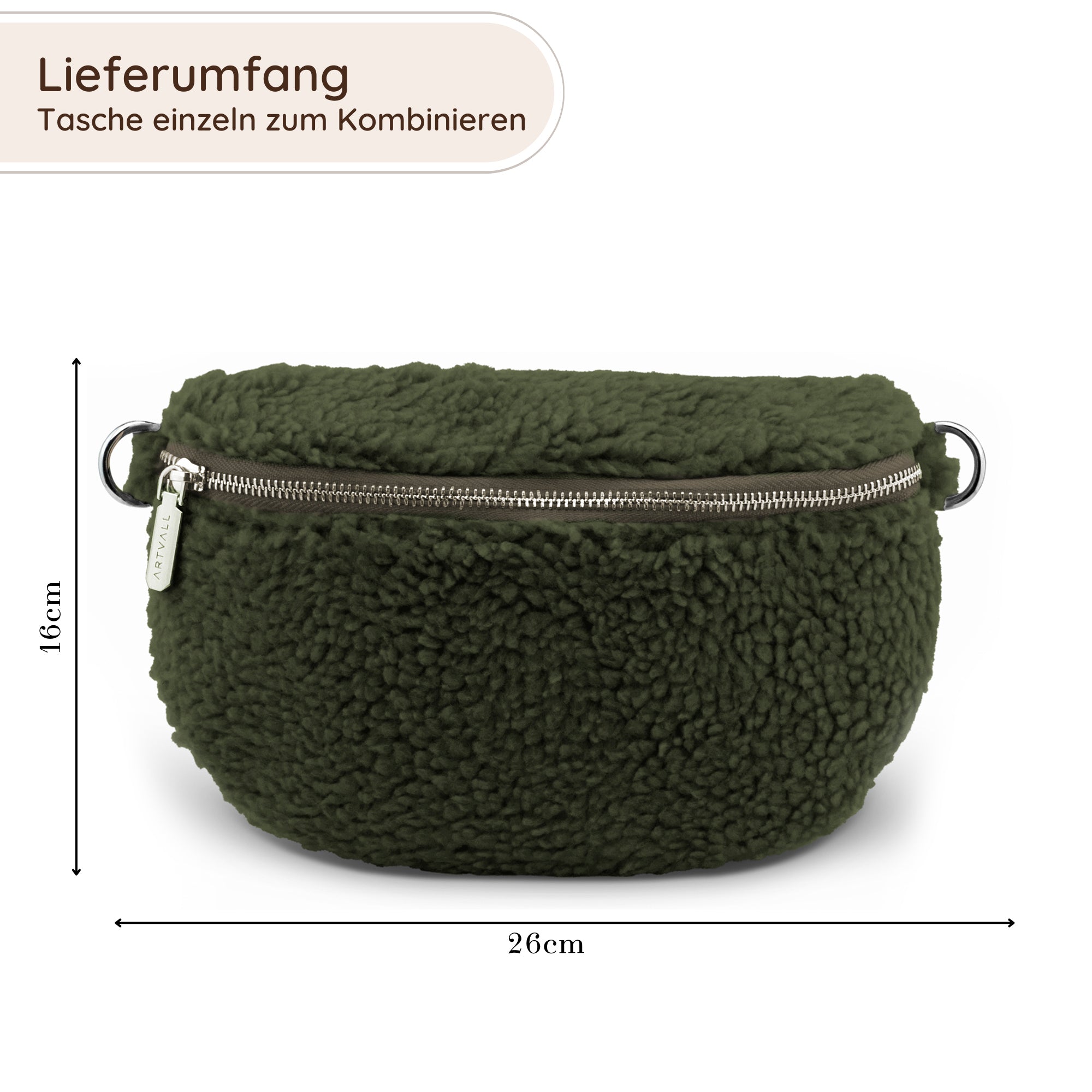 Olivgrün Zoé Bag