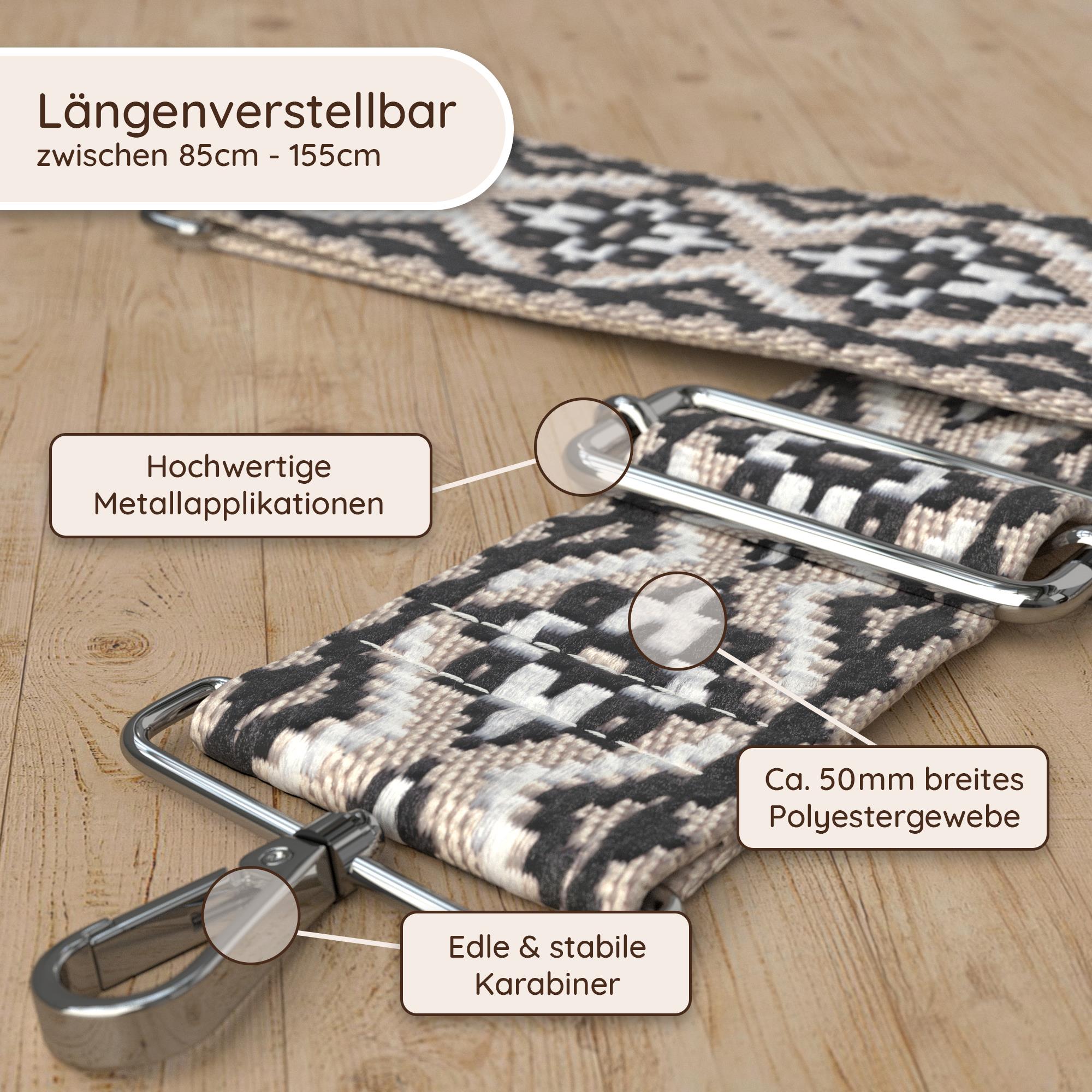 Band Azteken Schwarz | Beige