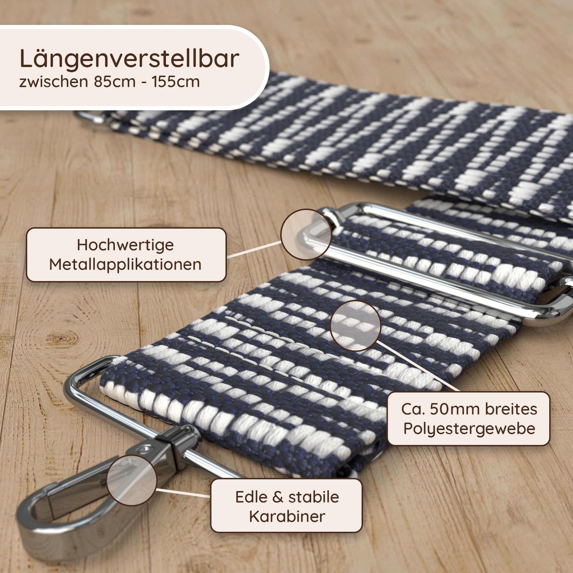 Band Linien Blau | Weiß