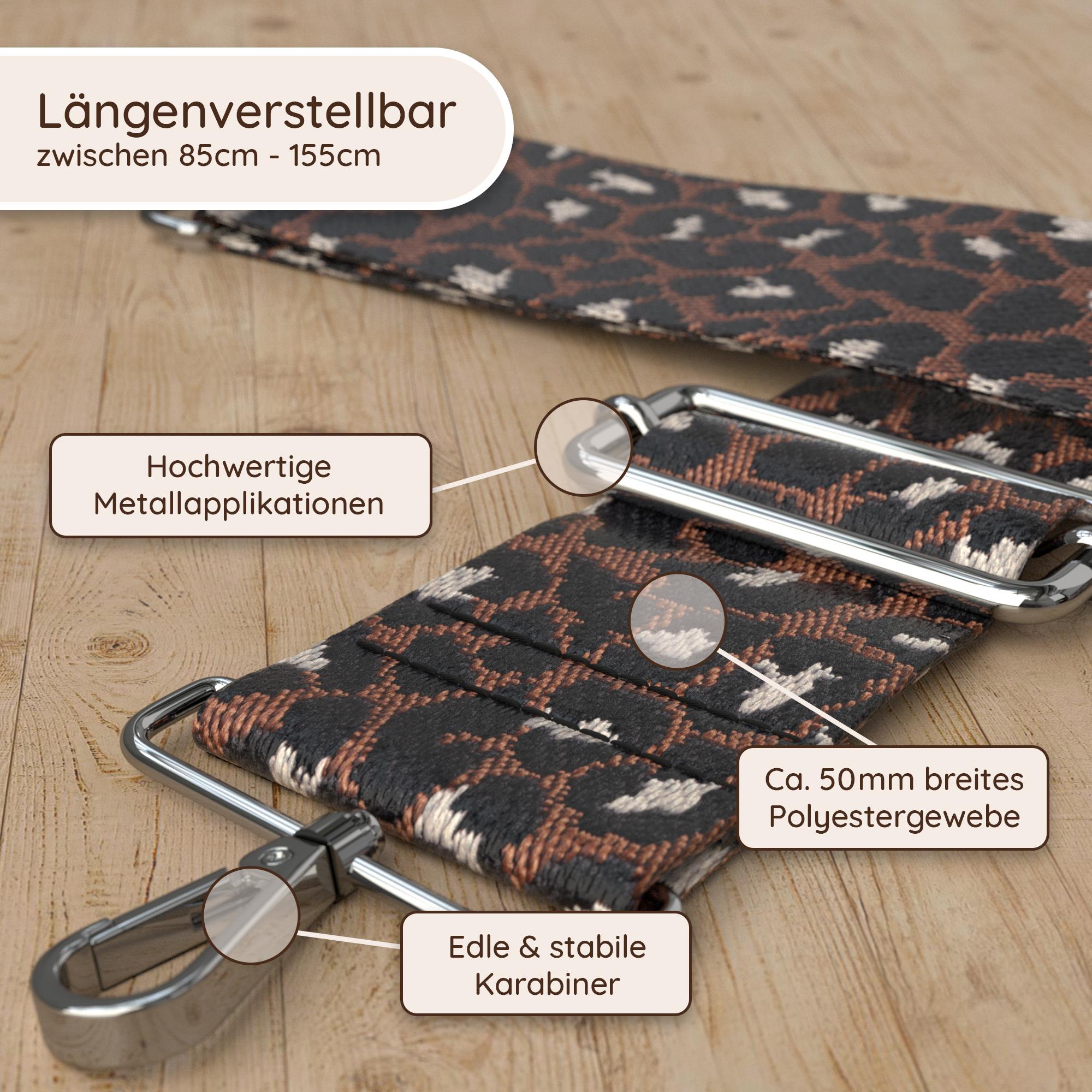 Band Leoparden Braun | Schwarz