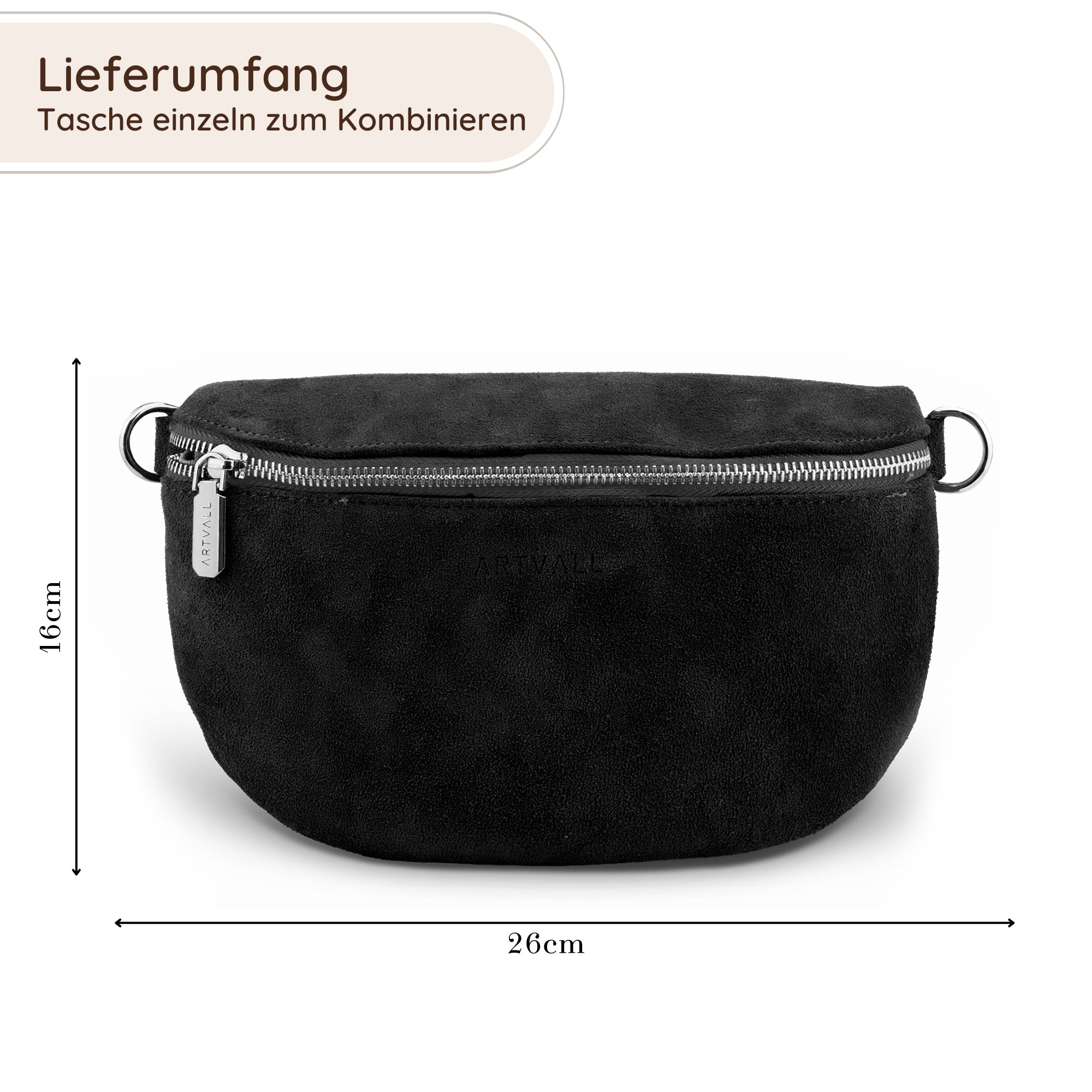 Schwarz Sienna Bag