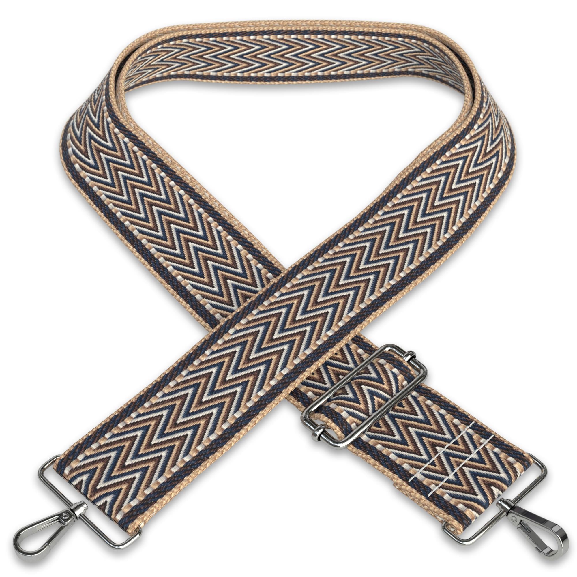 Band Zick Zack Beige | Blau