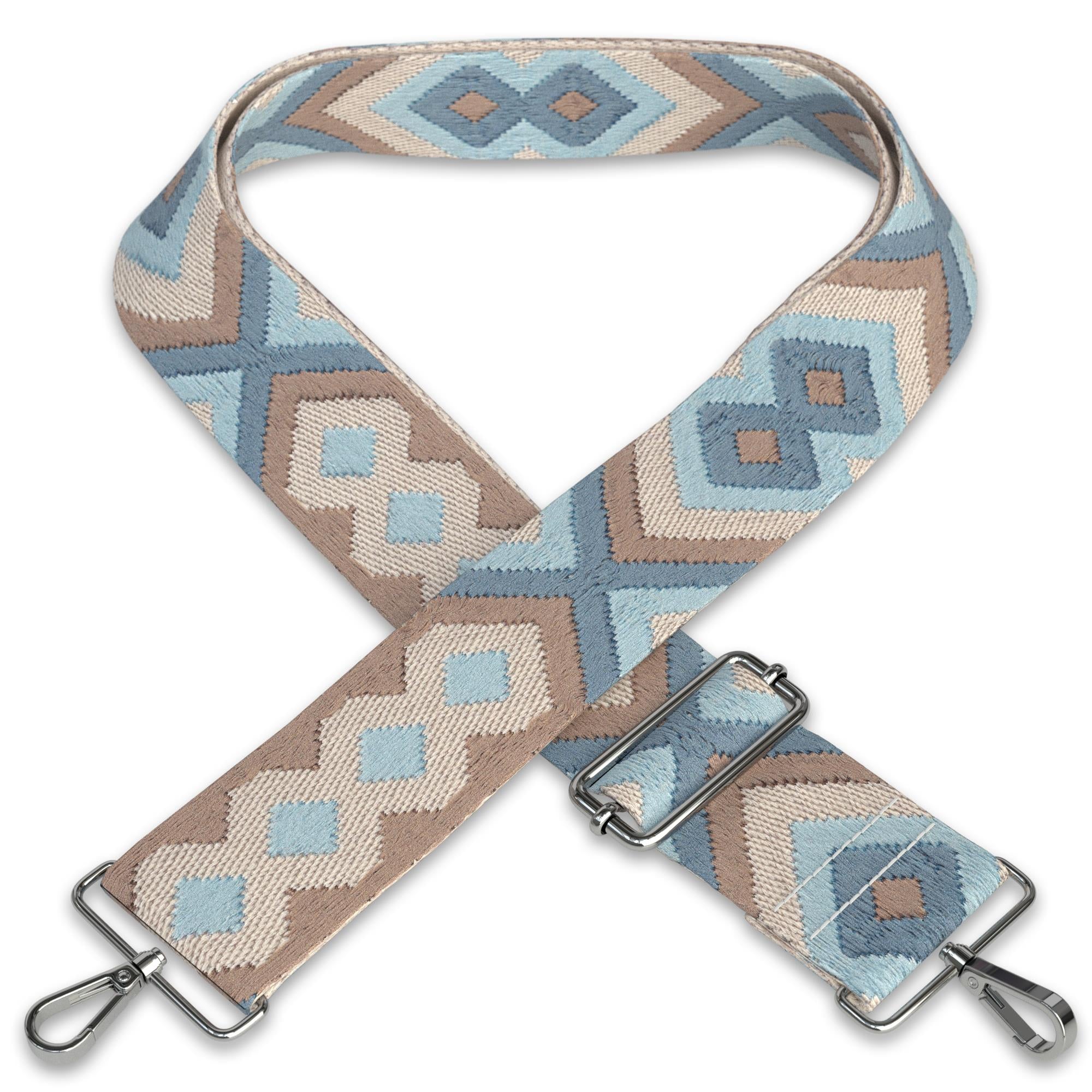 Band Geometrisch Blau | Braun