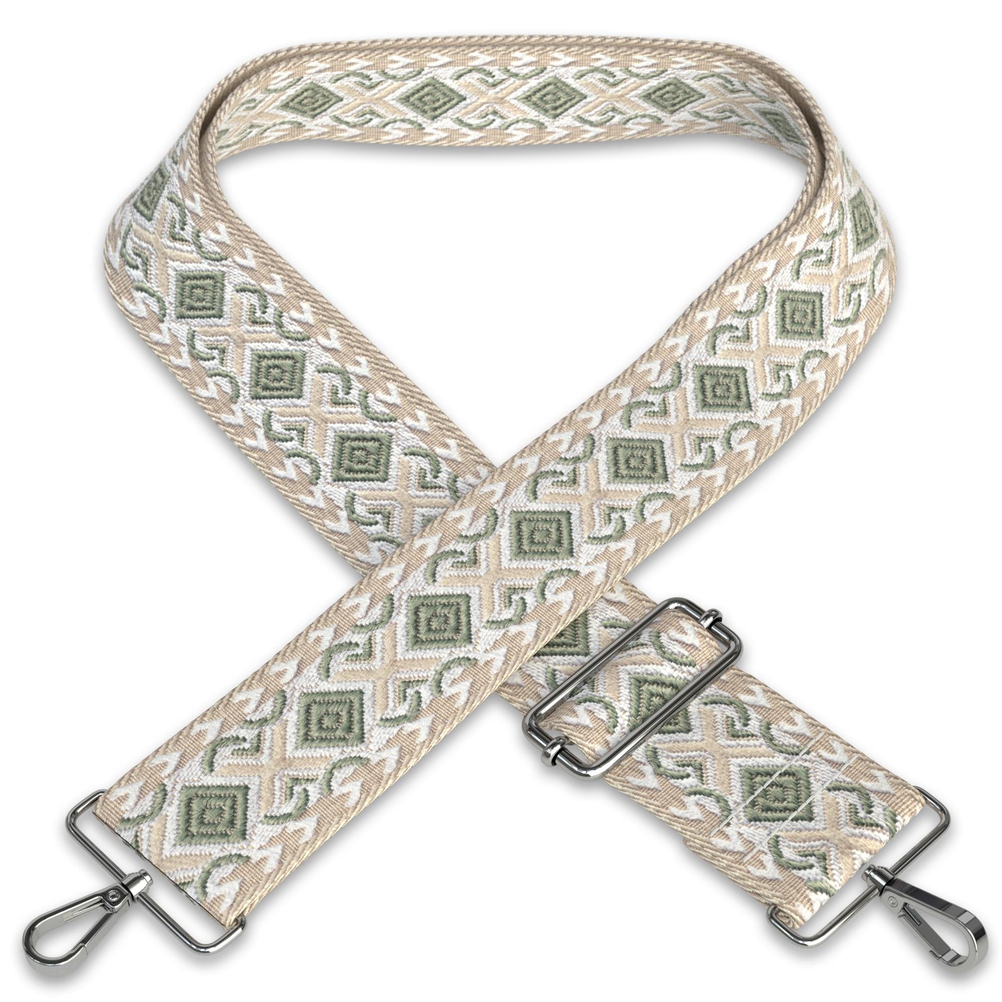 Band Boho Grün | Beige