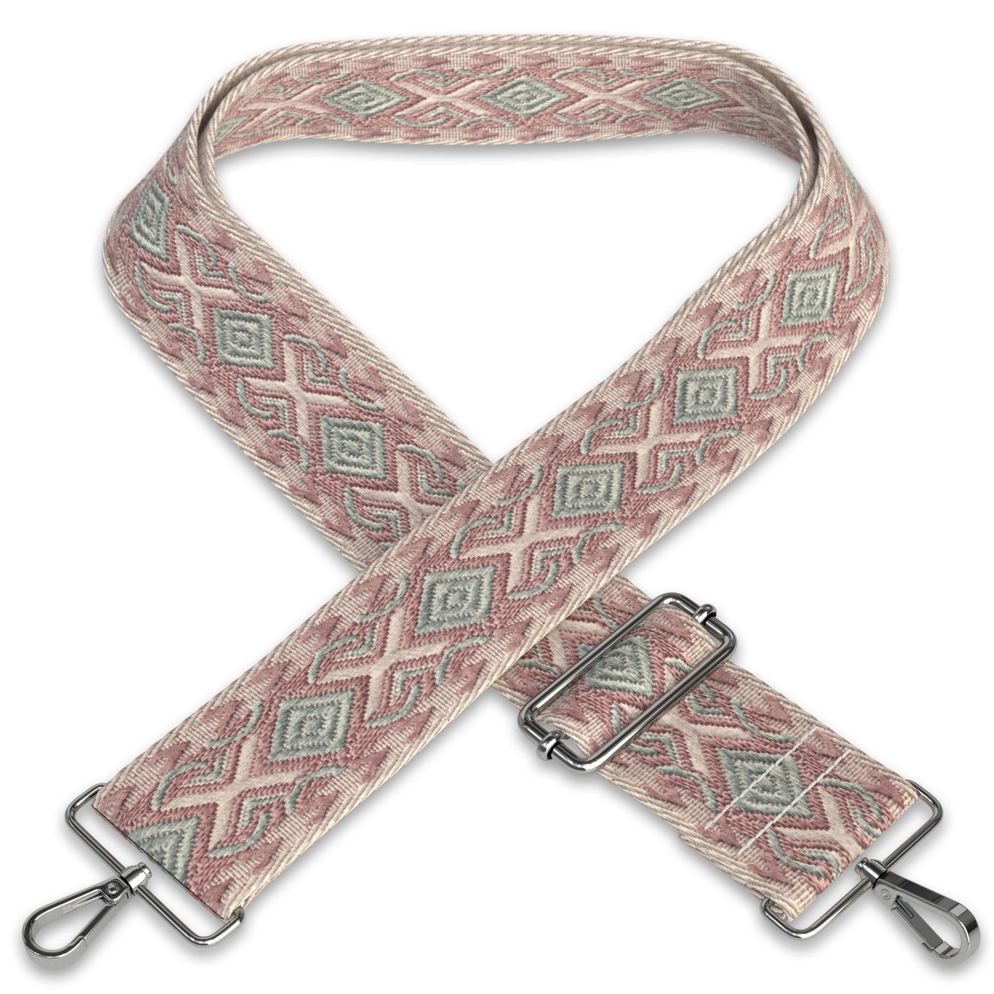 Band Boho Grün | Rosa