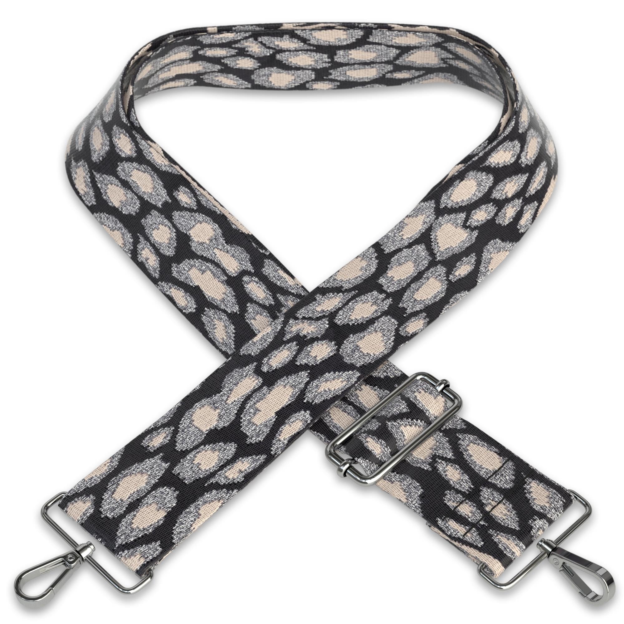 Band Leoparden Schwarz | Silber